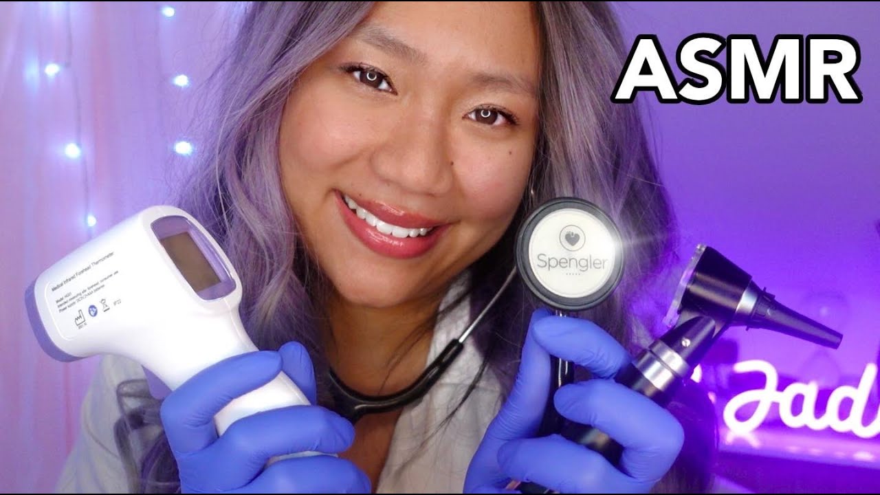 ASMR Rp👩🏻‍⚕️Une douce infirmière scolaire te fait ton check up médical (examen clinique) 💤
