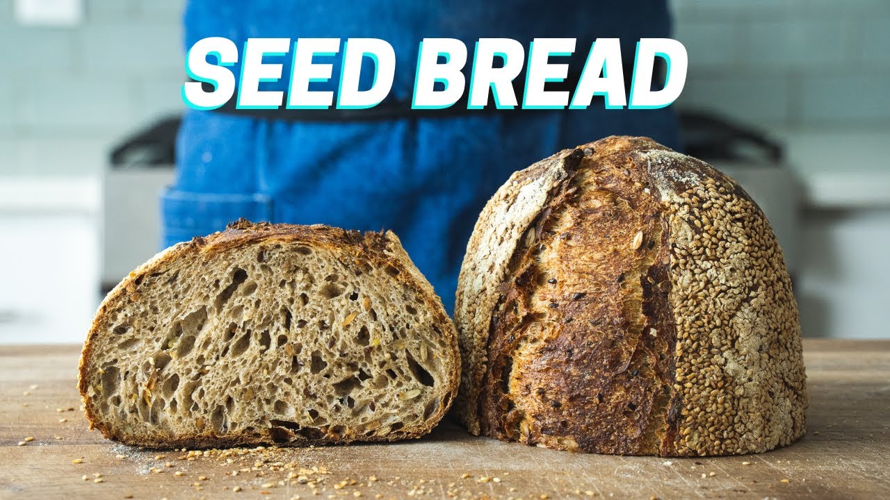 How to Make SOURDOUGH BREAD WITH SEEDS (My New Favorite Loaf)