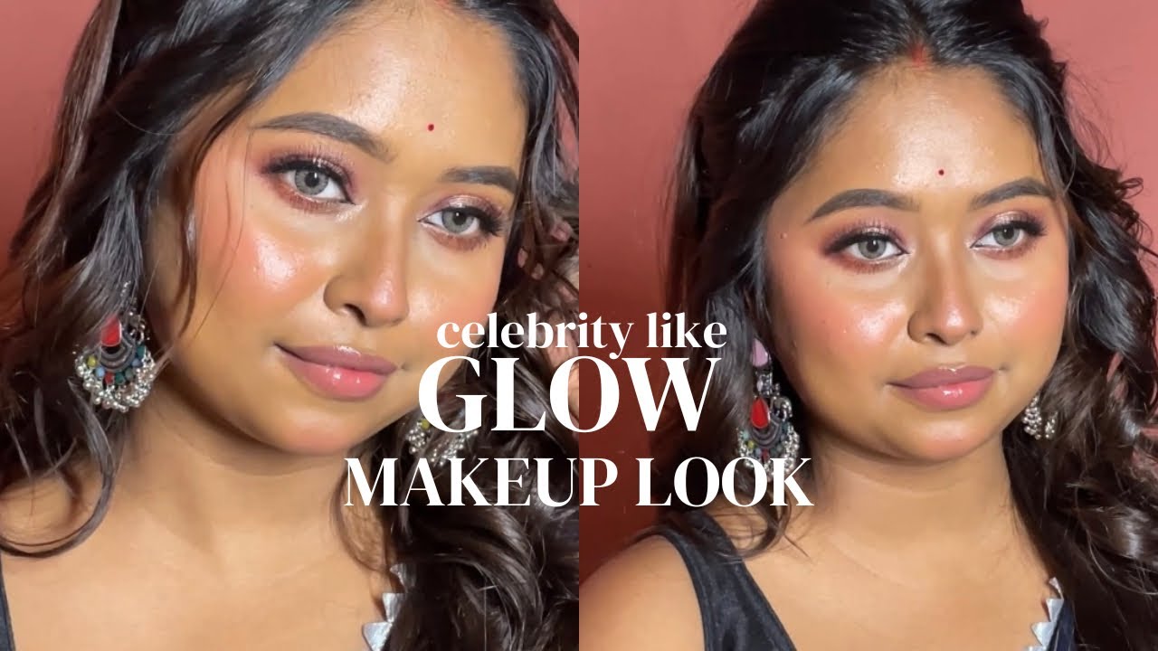 Indian guest makeup✨celebrity like glowing makeup tutorial🌟#makeup #makeuptutorial 