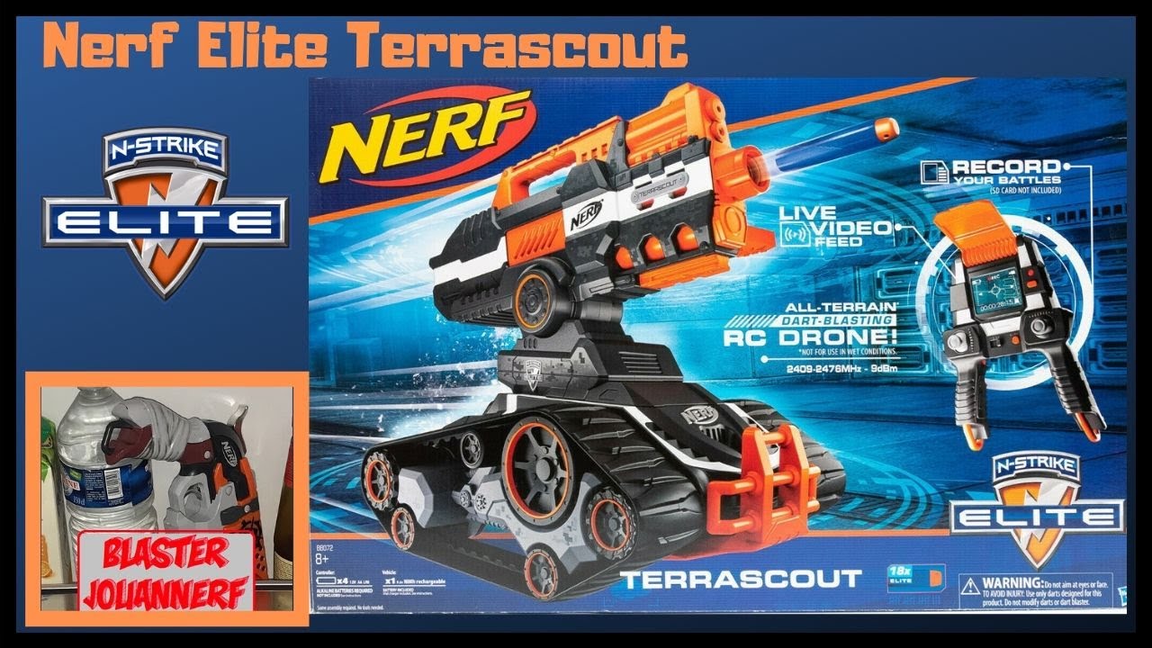 [REVUE] NERF ELITE TERRASCOUT, essai complet de ce Tank ! En Français fr.