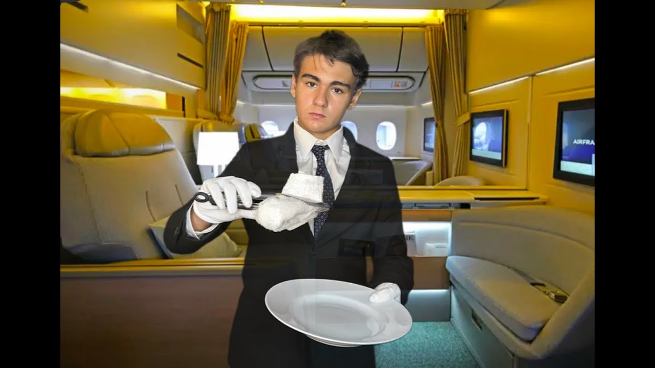 ✈️ ASMR First Class Flight Attendant Roleplay | Luxury Airplane Service for Sleep
