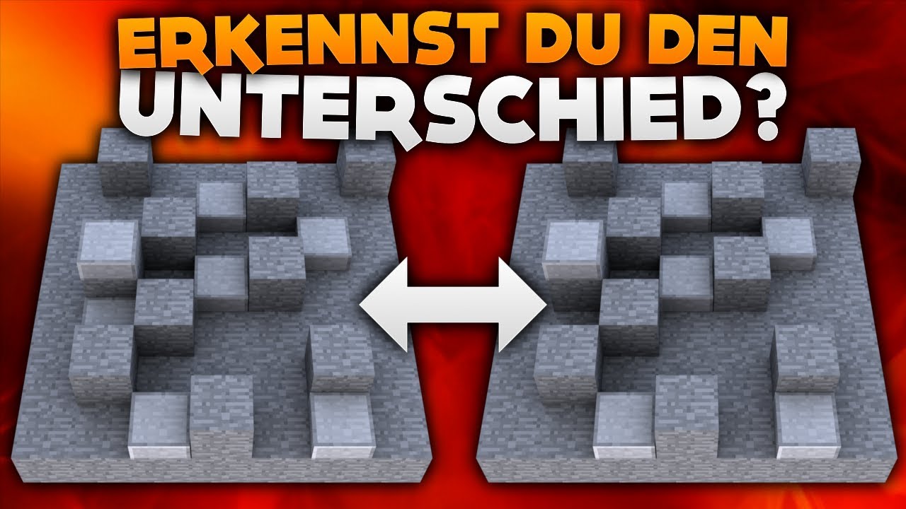 ERKENNST DU DEN UNTERSCHIED? | Minecraft Hide and Seek