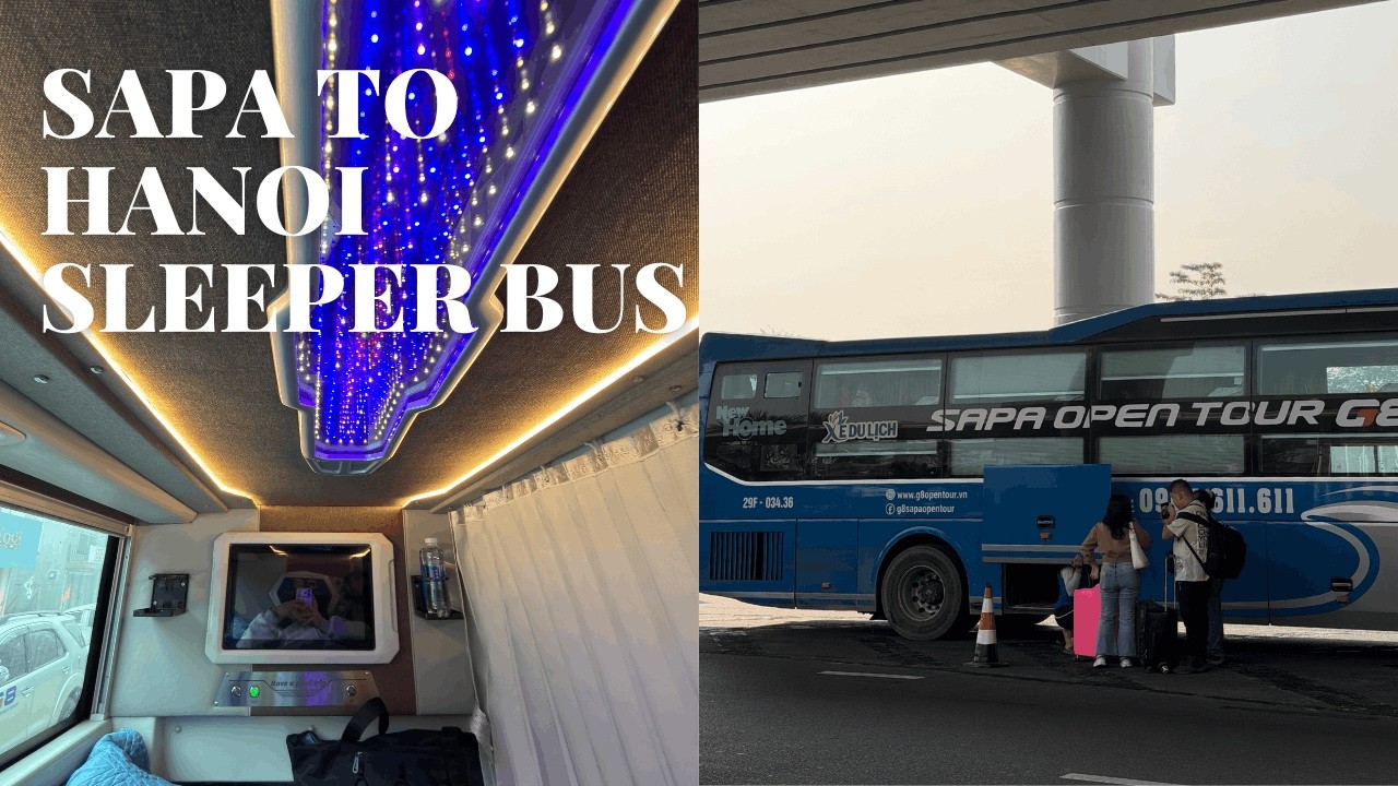 Sapa to Hanoi via Sleeper Bus