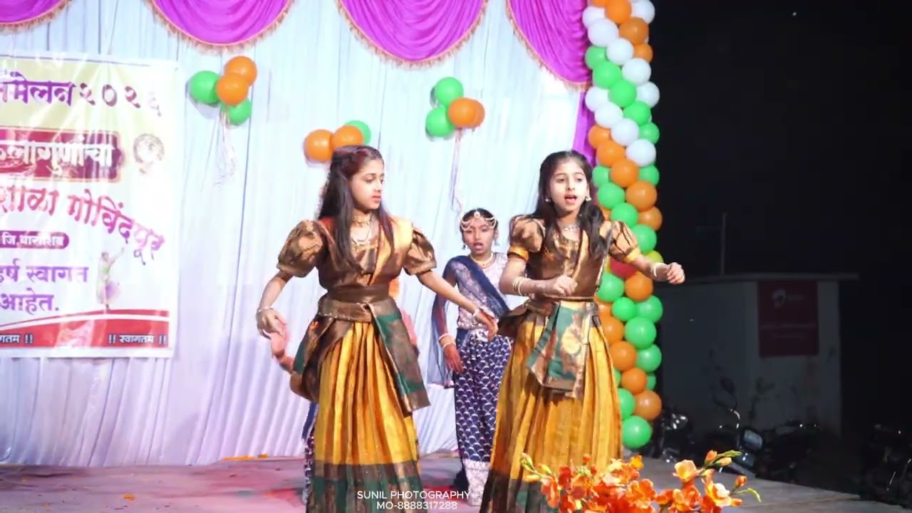 चुडी जो खनके हातों मे जि प. प्रा. शा. गोविंदपूर