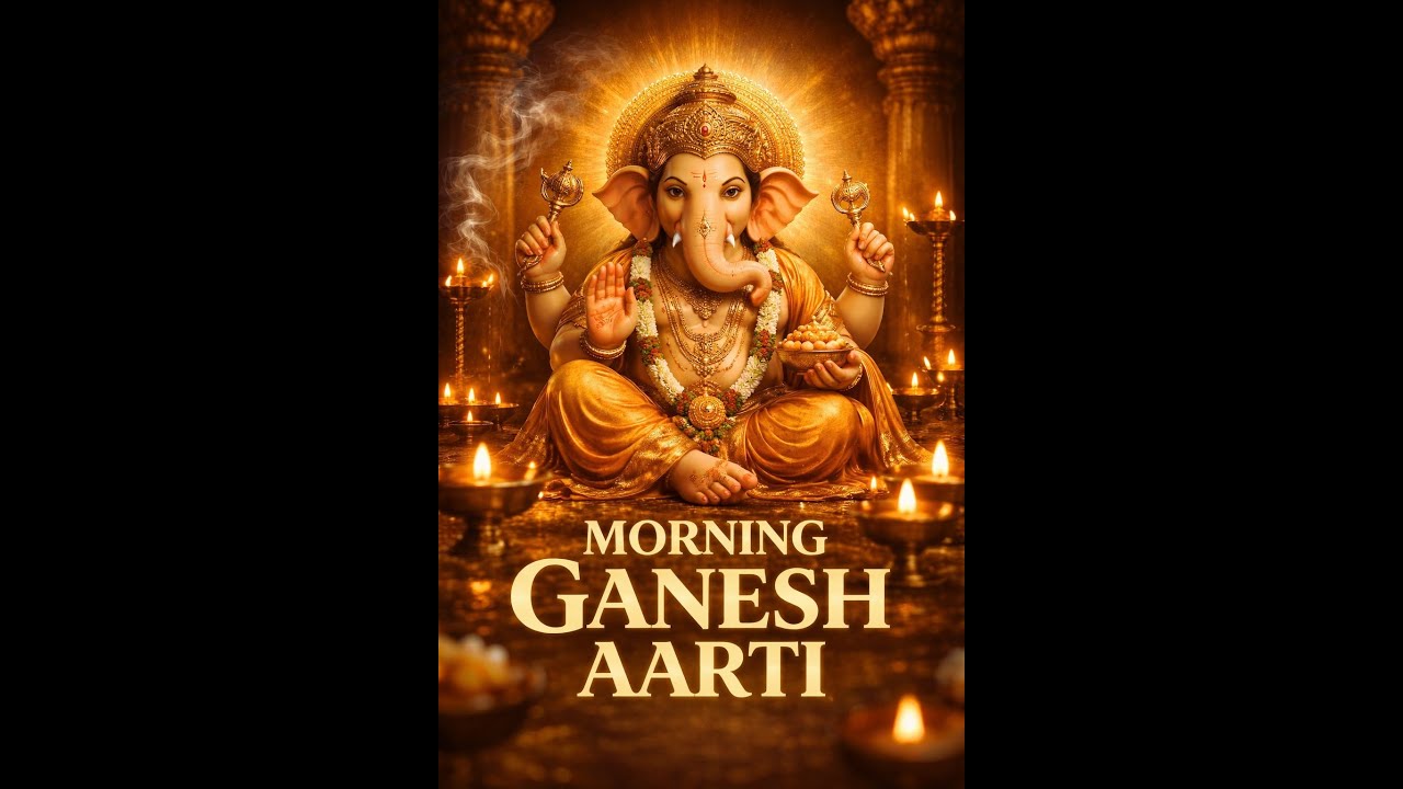 Morning Ganesh Aarti | Lord Ganesha Blessings | Peaceful Devotional Music | Daily Prayer