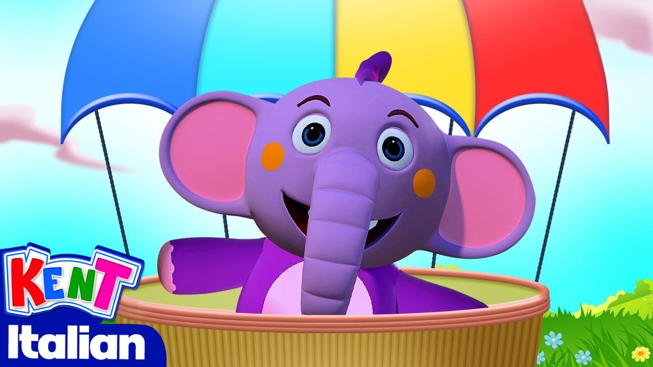 Impara i colori con Kent 🌈  | Filastrocche e canzoni per bambini | Kent l'elefante