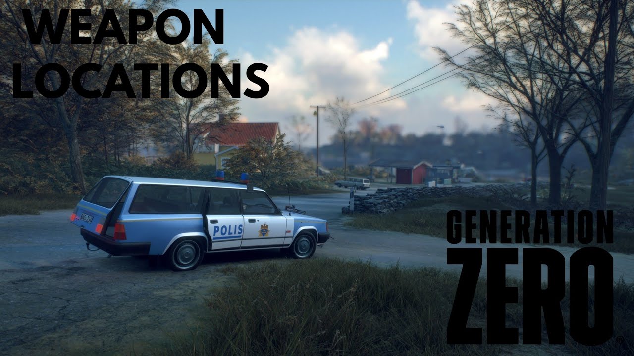 Generation Zero Weapon Locations 50 Cal ?