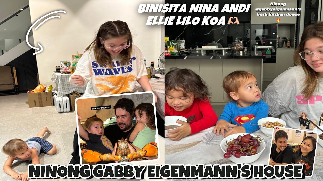 Andi binisita ang bagong bahay ng kapatid Gabby Eigenmann ❤️ Lilo Koa happy to see Ate Ellie in City