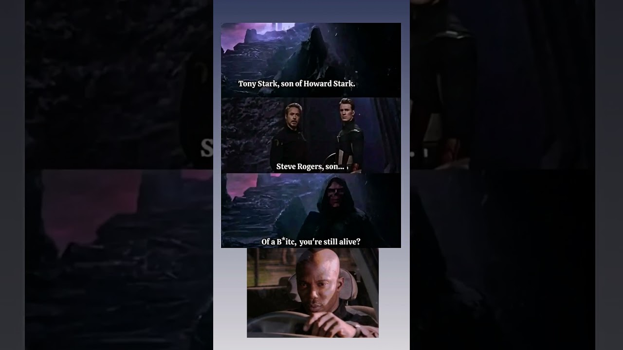 When Captain America met with red skull 💥😂 #captainamerica #redskull #ironman #redhulk #chrisevans