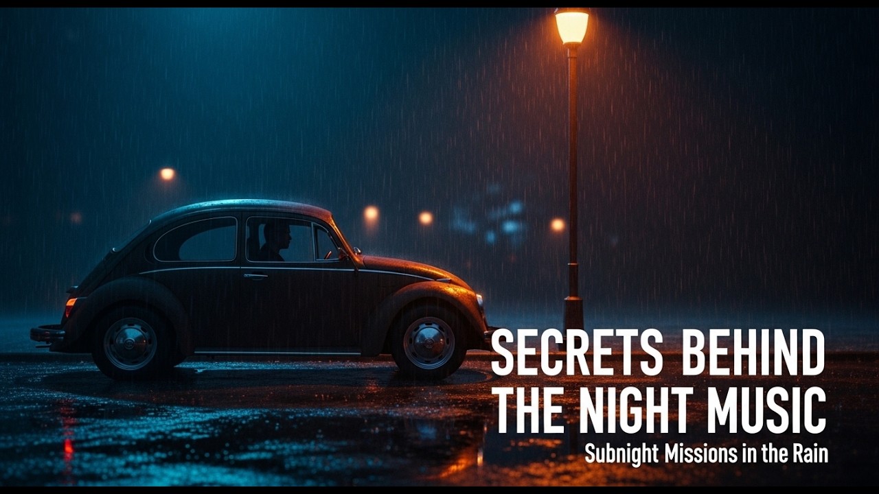 Rust-Colored Deception #noiraesthetic #darkbluesrock #mysteriousnight #secretagent #cinematicvibes