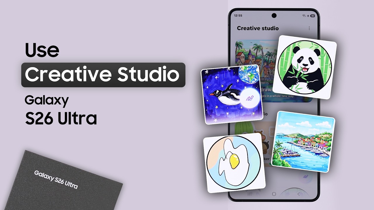 Samsung S26 Ultra: How to Use Creative Studio! [AI Photo Editing]