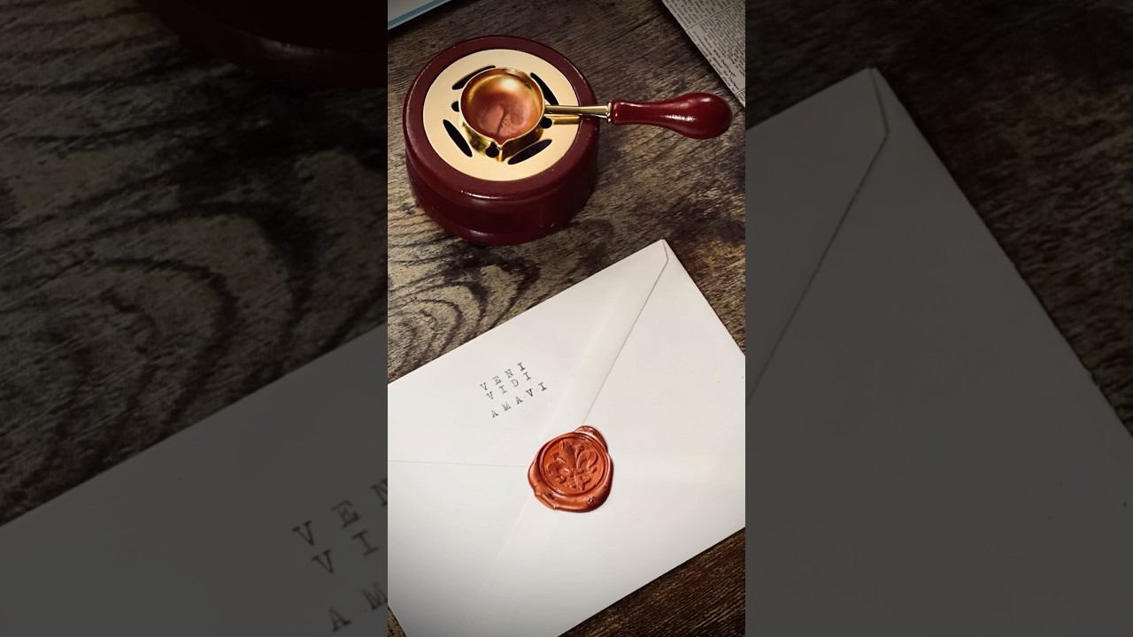 Sealing Wax on a Handwritten Letter | Timeless Letter Writing Art