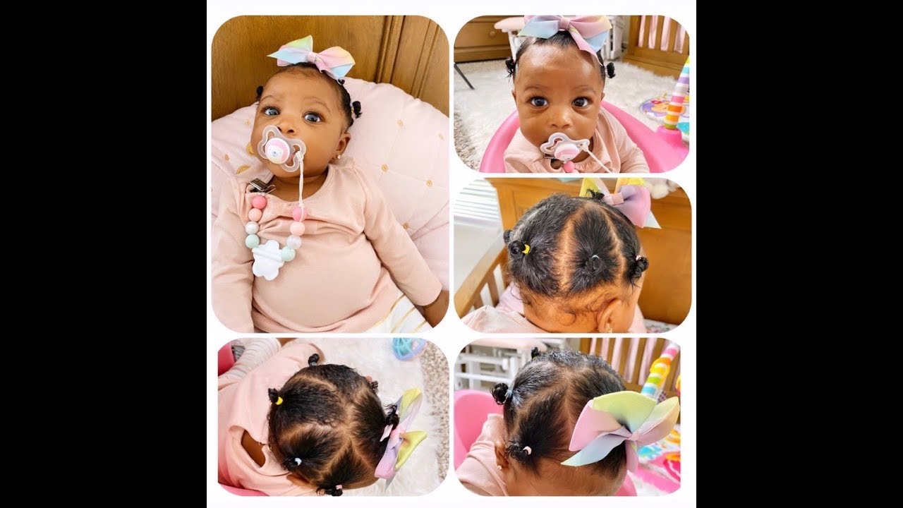 3 MONTH OLD BABY GIRL QUICK & EASY HAIRSTYLE