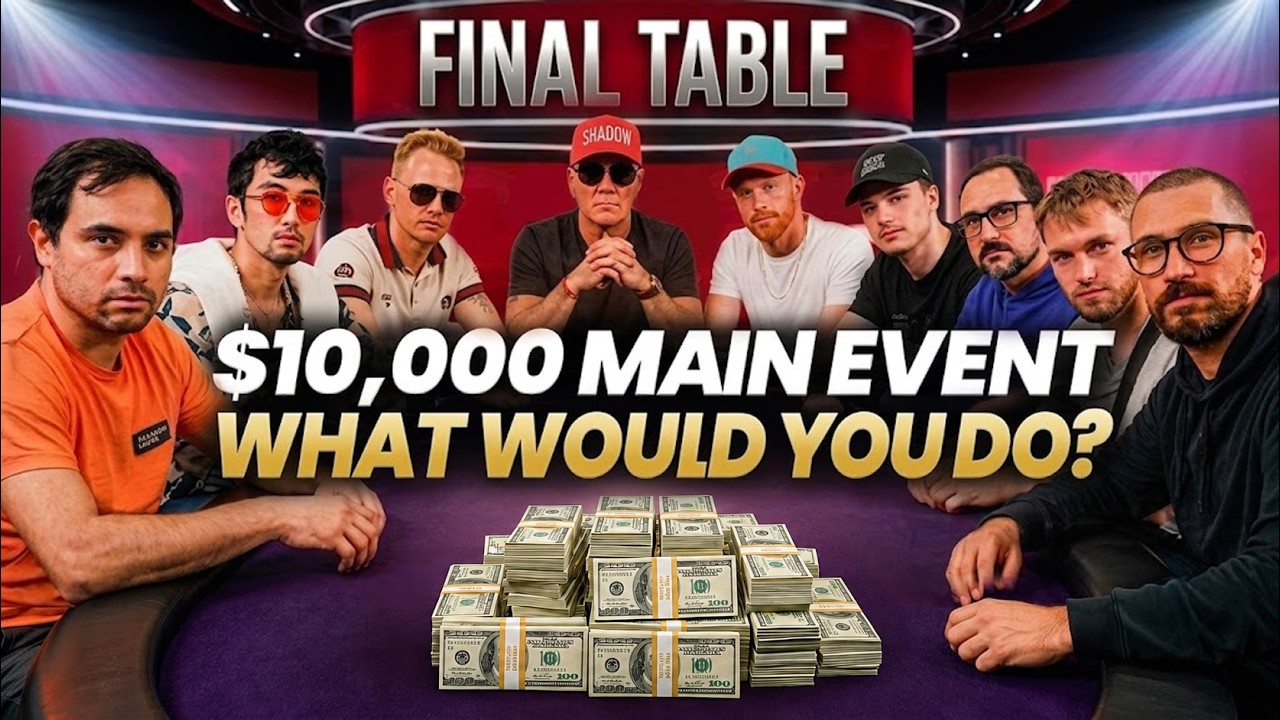 Main Event Final Table Predictions & Analysis