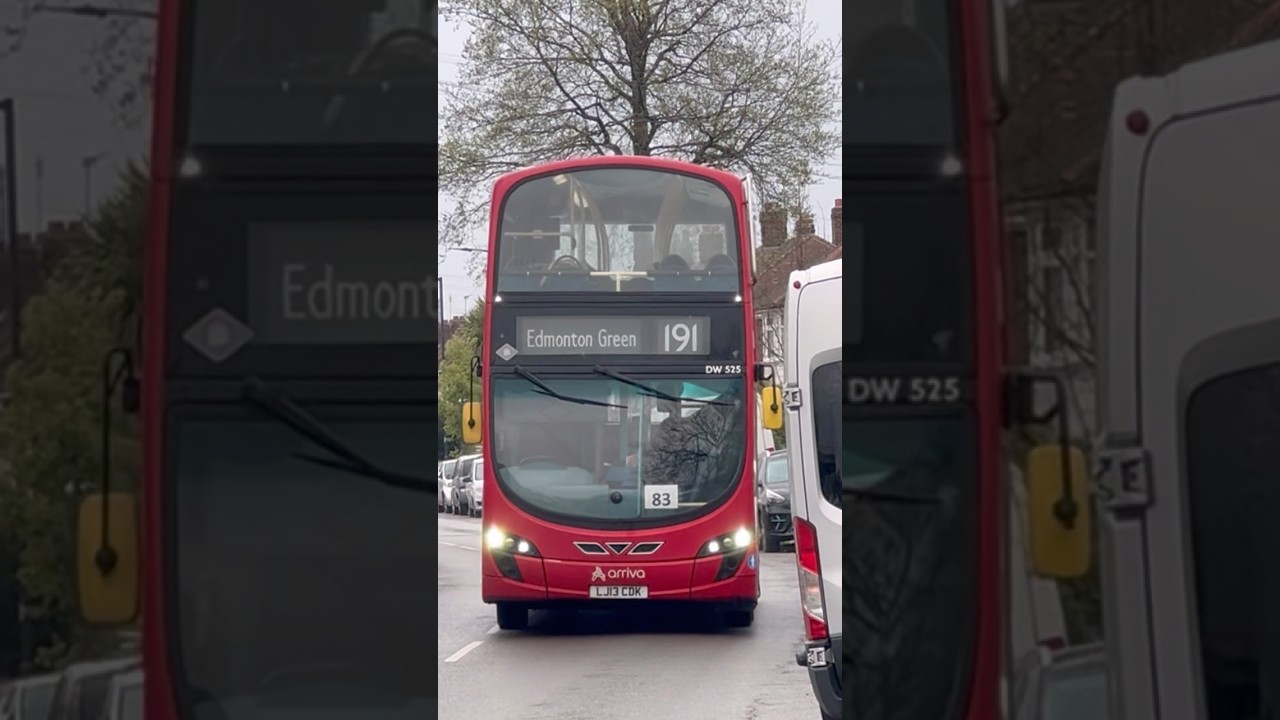 London Bus Route 191 To Edmonton Green 🇬🇧🚎 || 