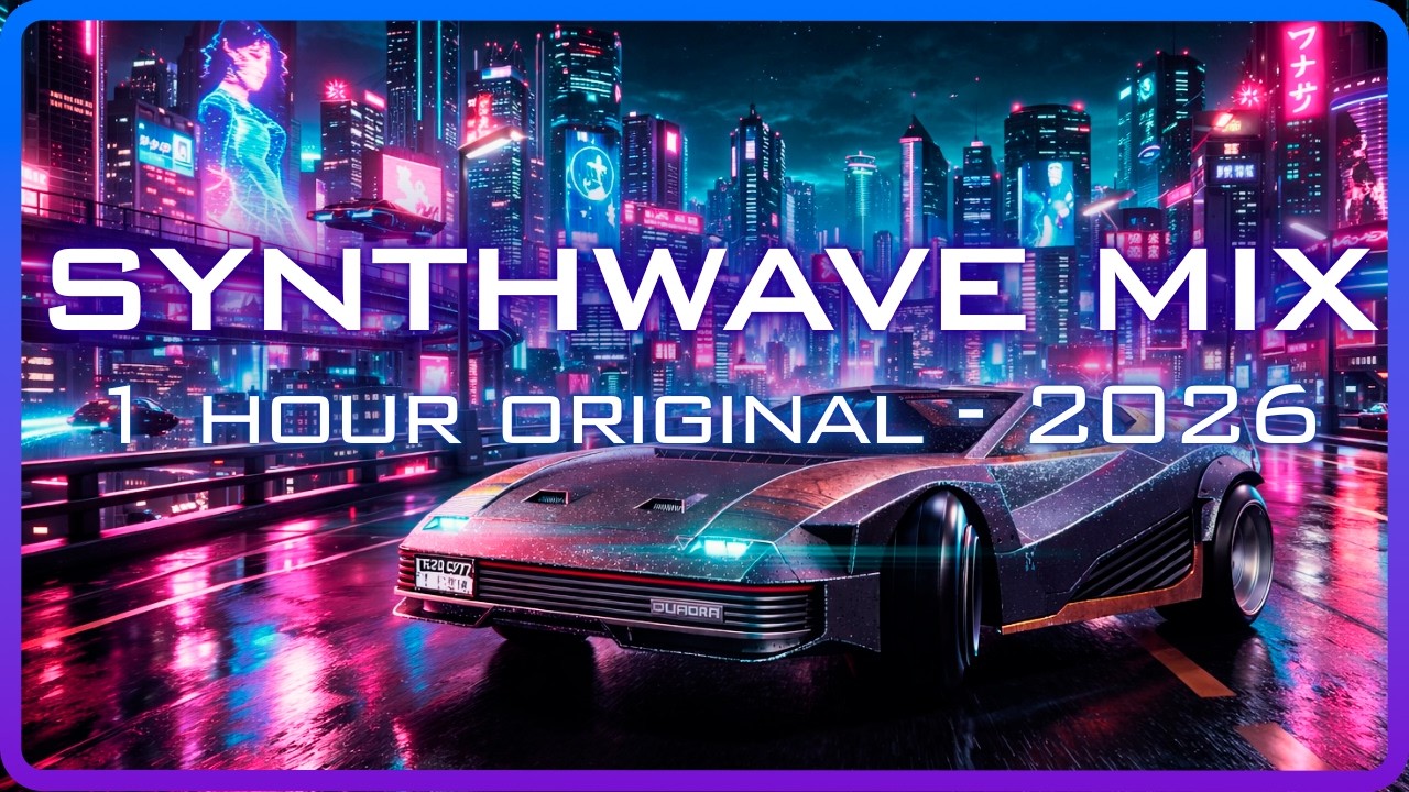 NEON DREAMS 2026 🌃 | 1 Hour Original Synthwave Mix