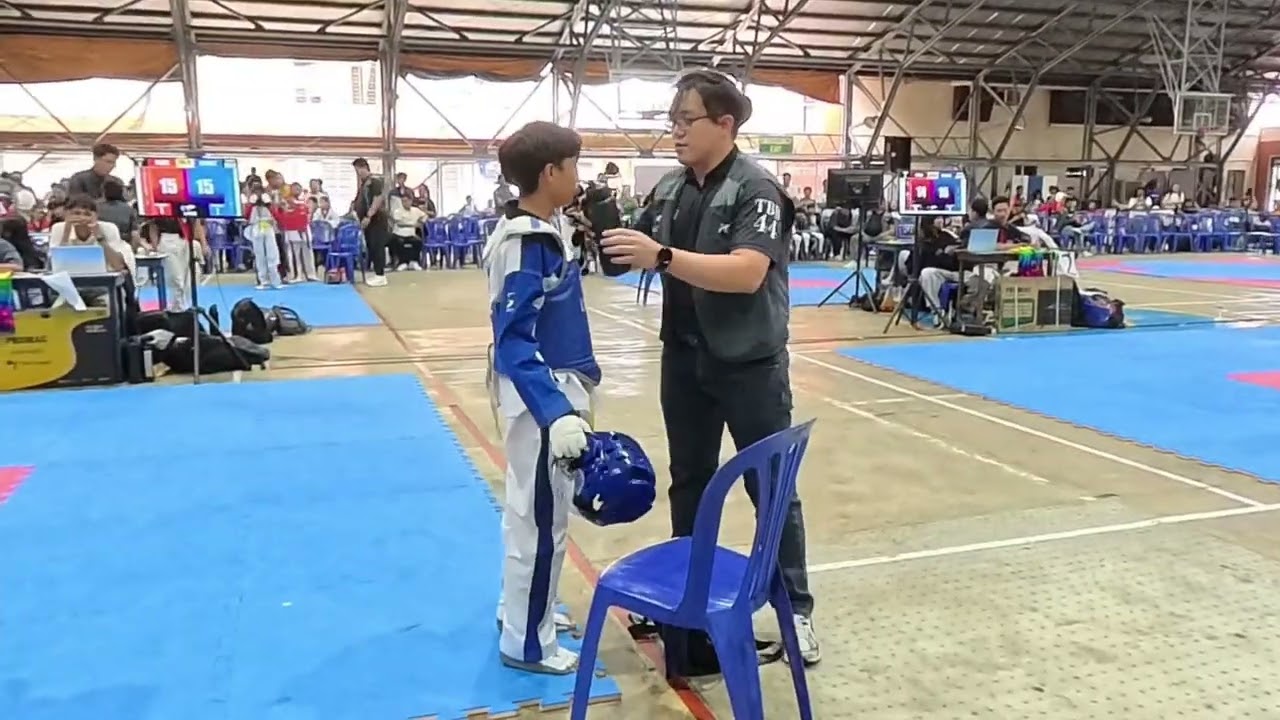 Luis first taekwondo competition