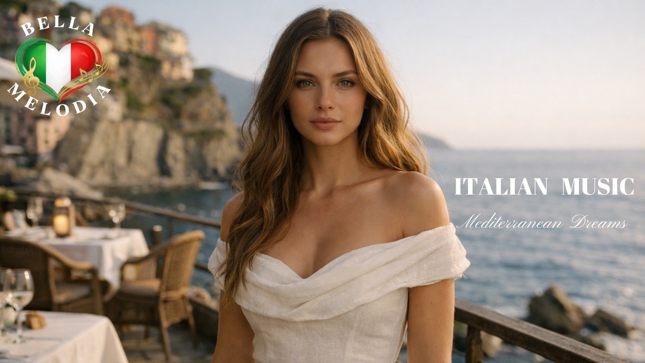 Chill Italian Vibes 🎶 Mediterranean Music for Relaxation | Scenic Amalfi Coast