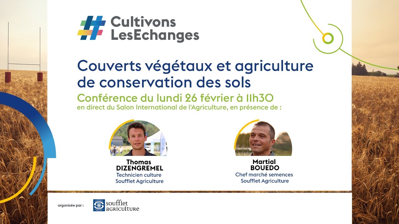 Couverts végétaux et agriculture de conservation des sols