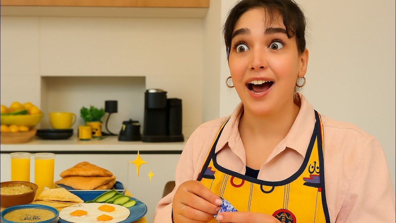 أول مرة أطبخ فطور في بيت أختي شهد 😍🍳 | شوفوا شو صار!