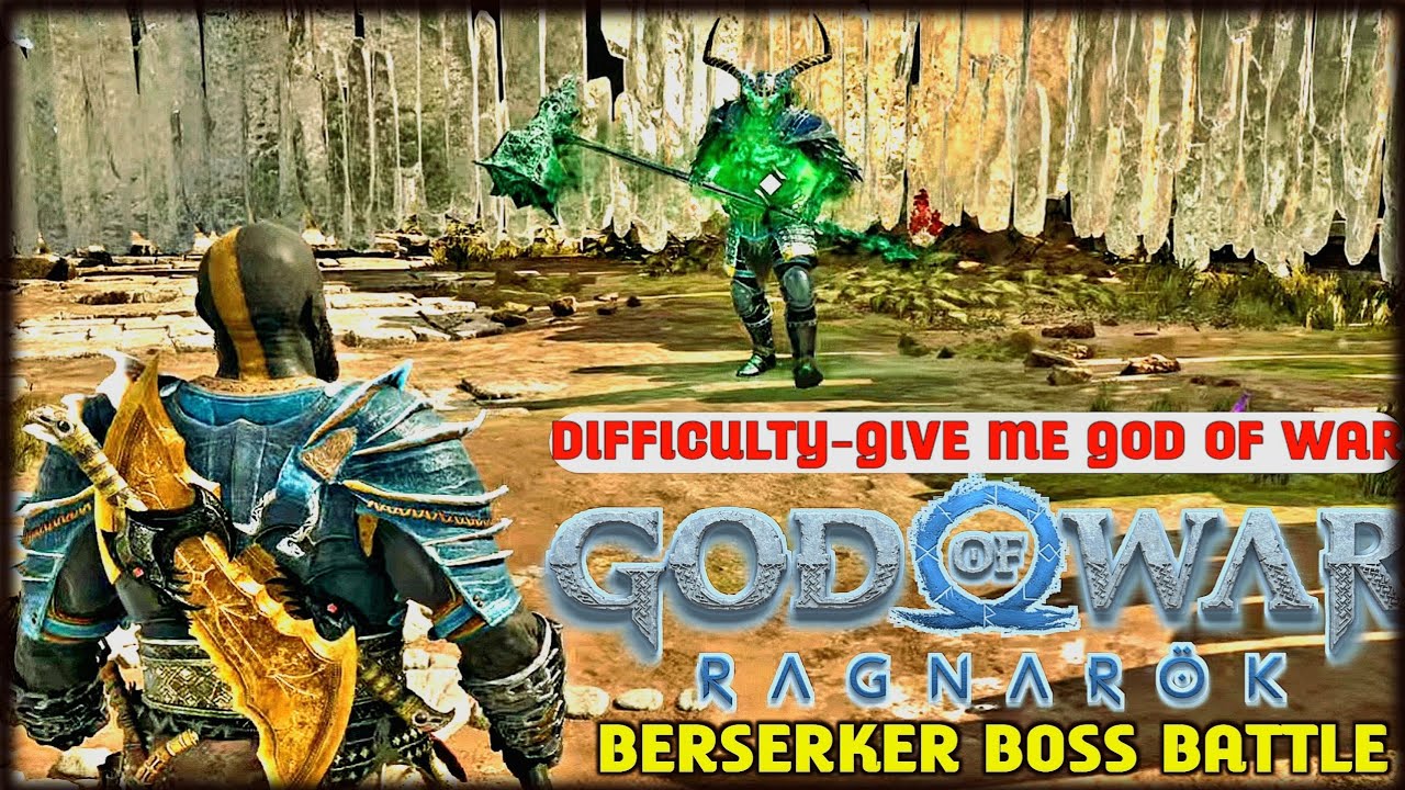 God of War Ragnarok MOST EPIC Berserker Boss Fight