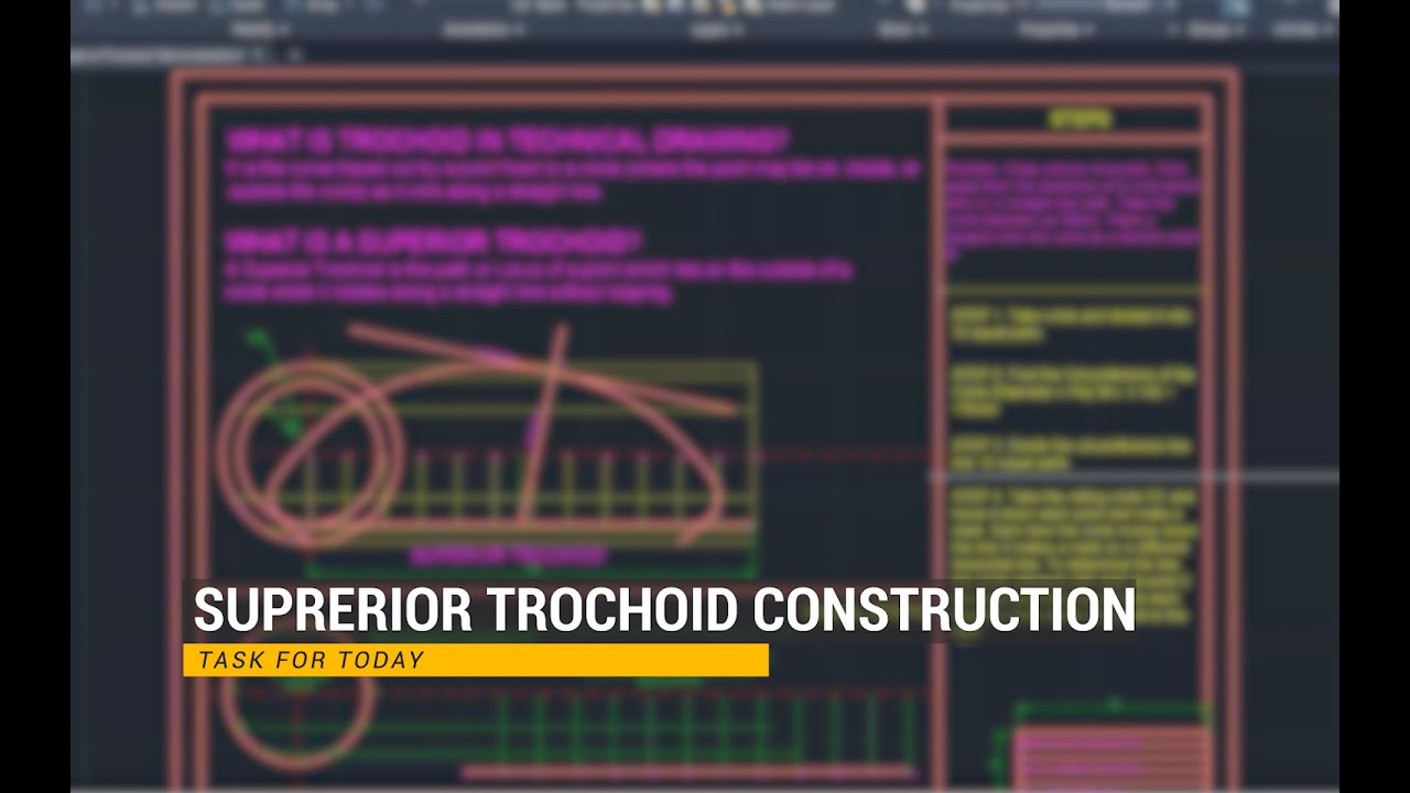 AutoCAD: How to create a Superior Trochoid
