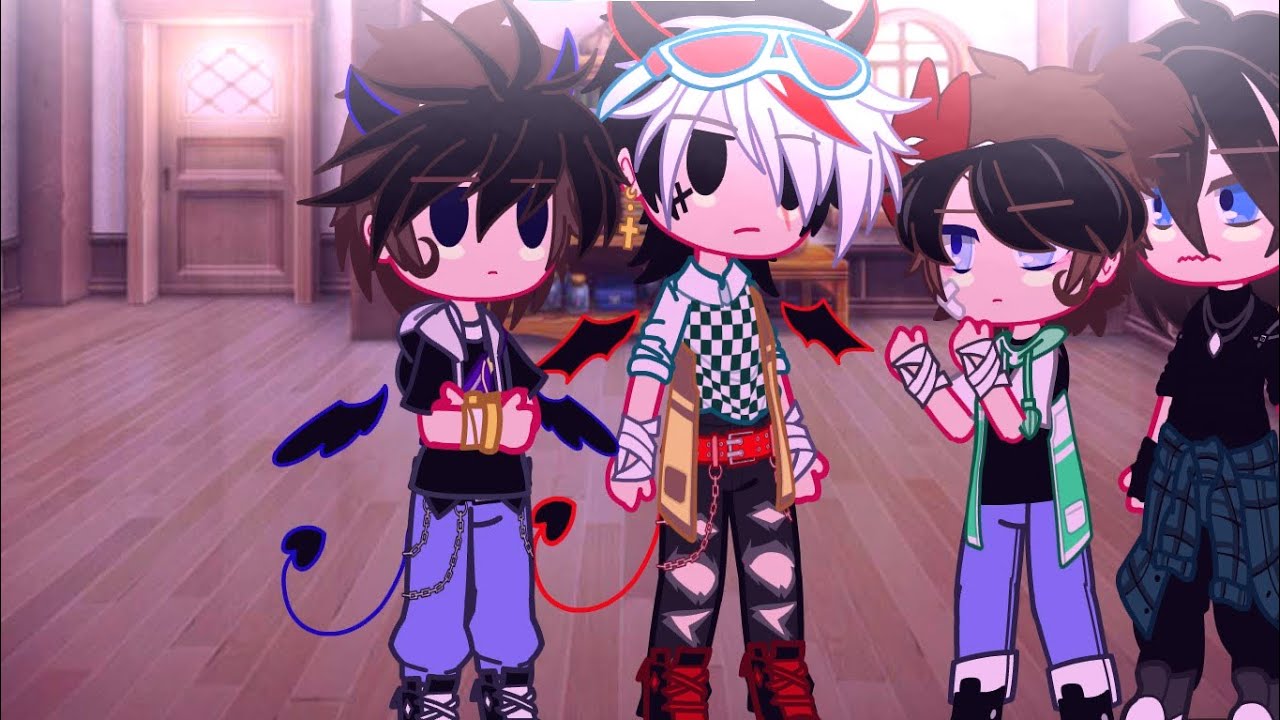 //Michael and Noah stuck in a room with their pastselves//😔(read description)#michaelxnoah #shadeyy