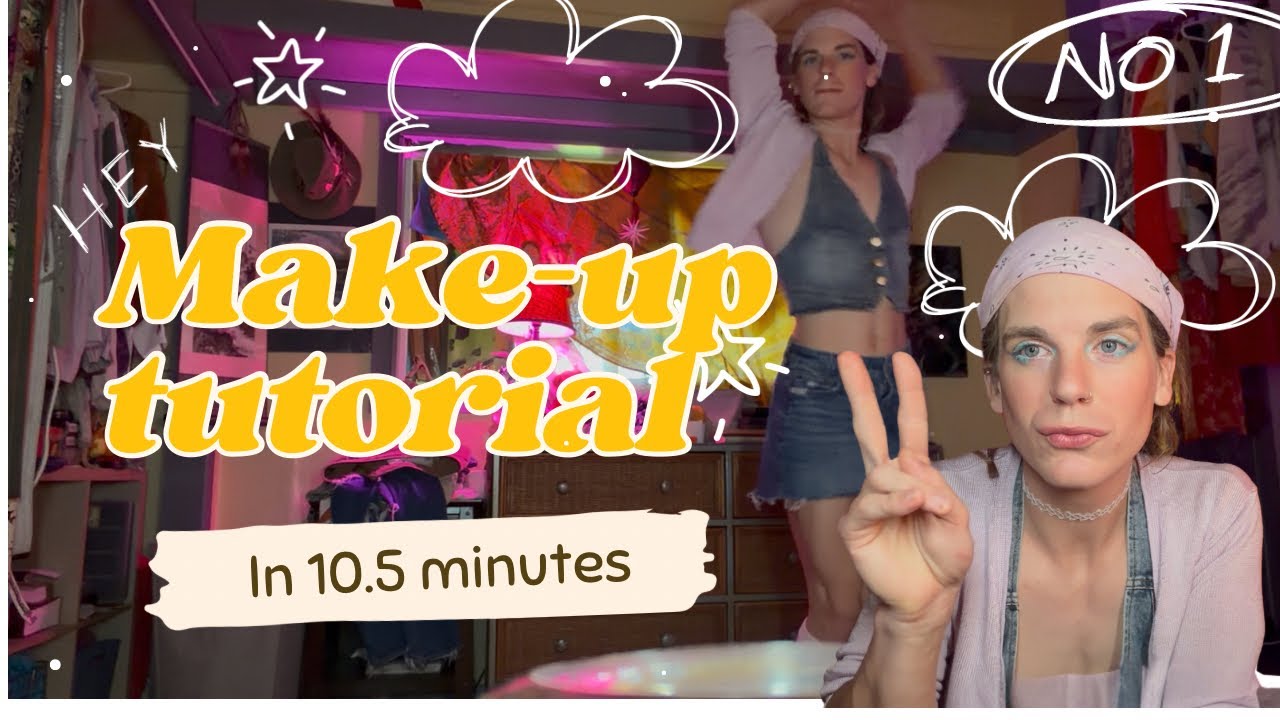 How to get do your makeup in a 10.5 minute rush for alt girls ;3 