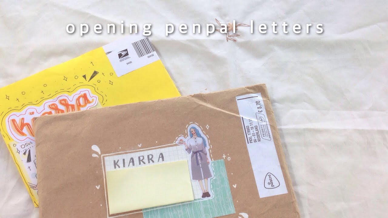 🏷 opening penpal letters #1