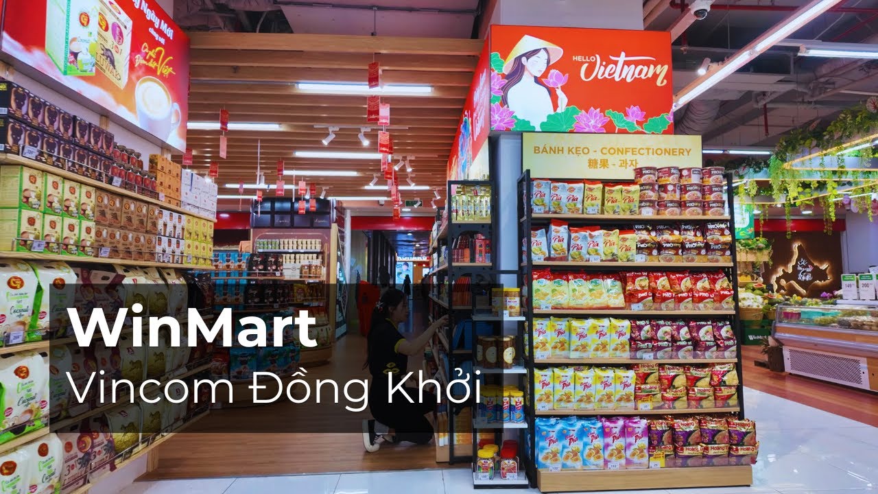 WinMart Supermarket Walk 4K | Midday Ambience | Vincom Đồng Khởi | 24 Oct 2025