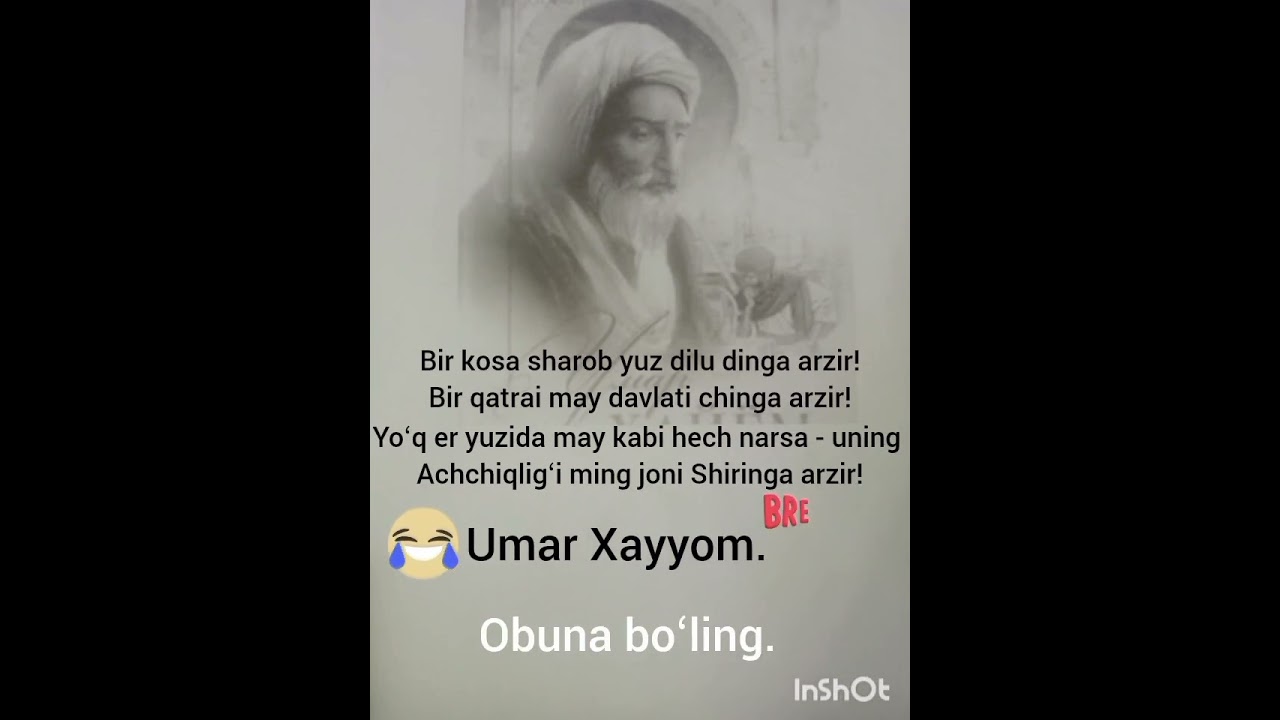 Umar Xayyom ruboiylari #quotes #shortvideo #shortss #duet #rek