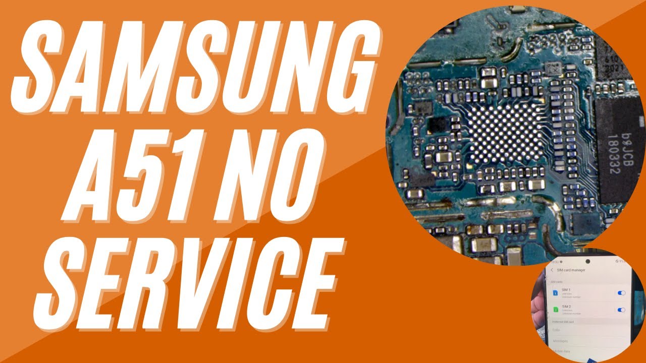 Samsung A51 No Service Solution/ Sim Not Working Samsung A51