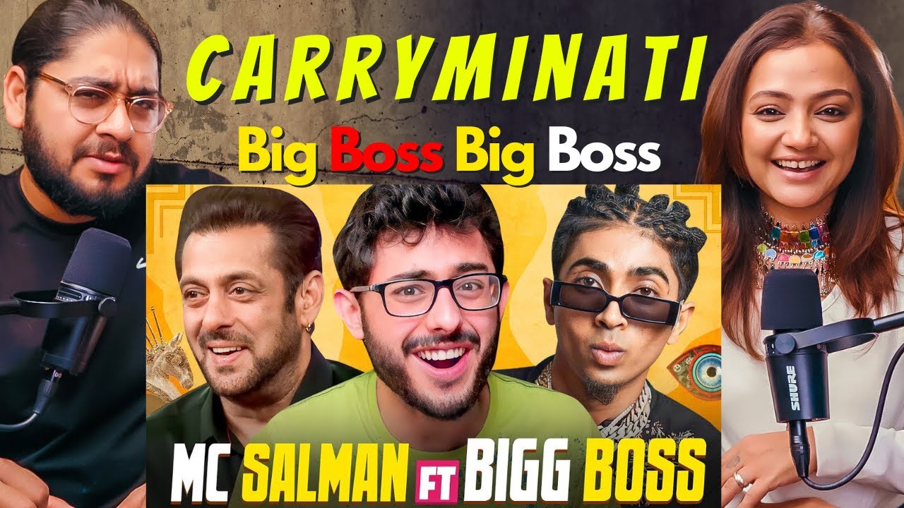 MC SALMAN FT BIGG BOSS - CARRYMINATI | Reaction | Neeti and Raman
