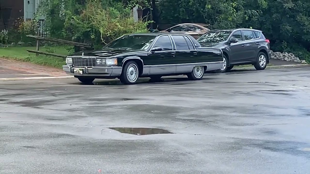 The Finished Cadillac!!  1996 Cadillac Fleetwood Brougham- MINT. TRIPLE BLACK - Video Four!