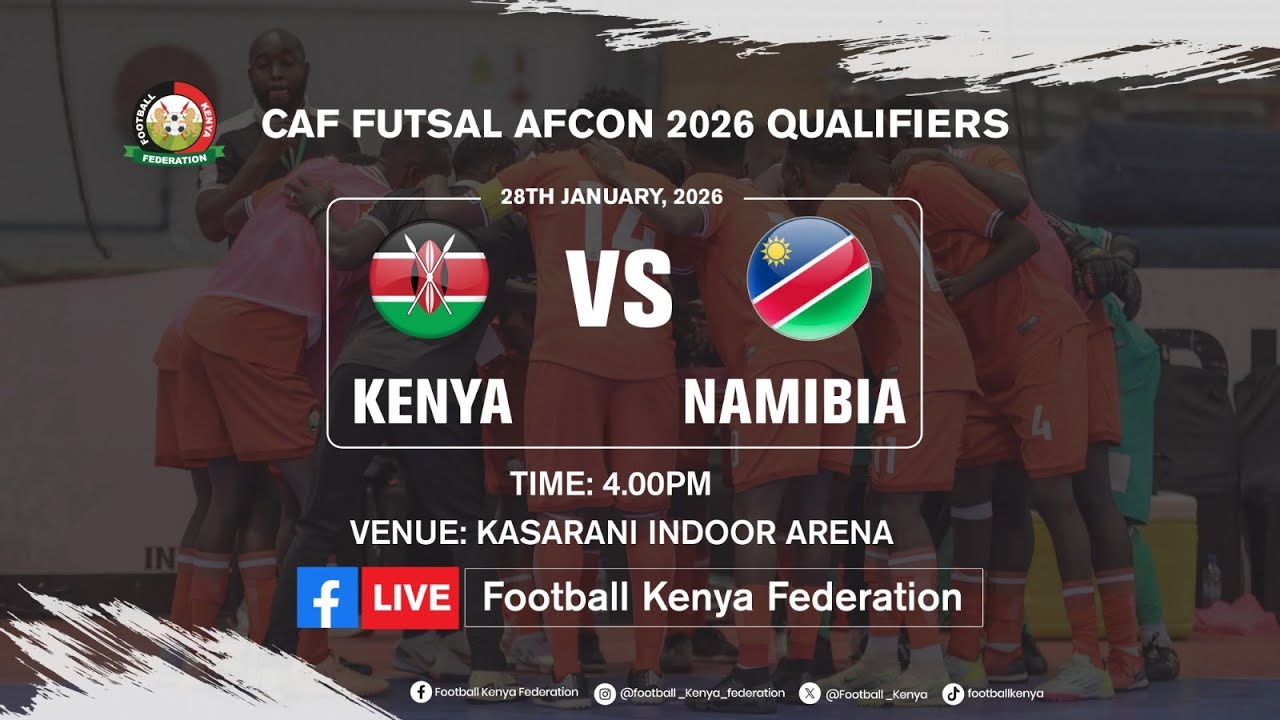 CAF FUTSAL AFCON QUALIFIERS: KENYA VS NAMIBIA