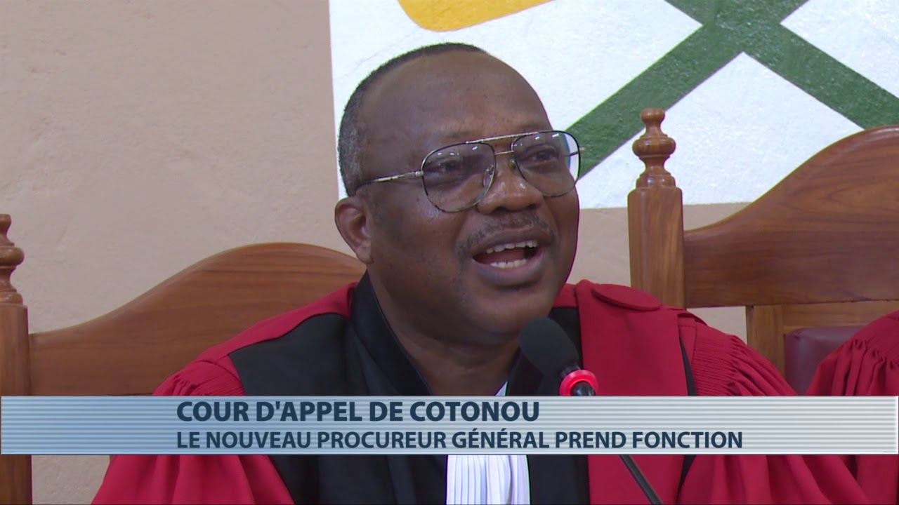Installation du nouveau procureur général de la cour d'appel de Cotonou