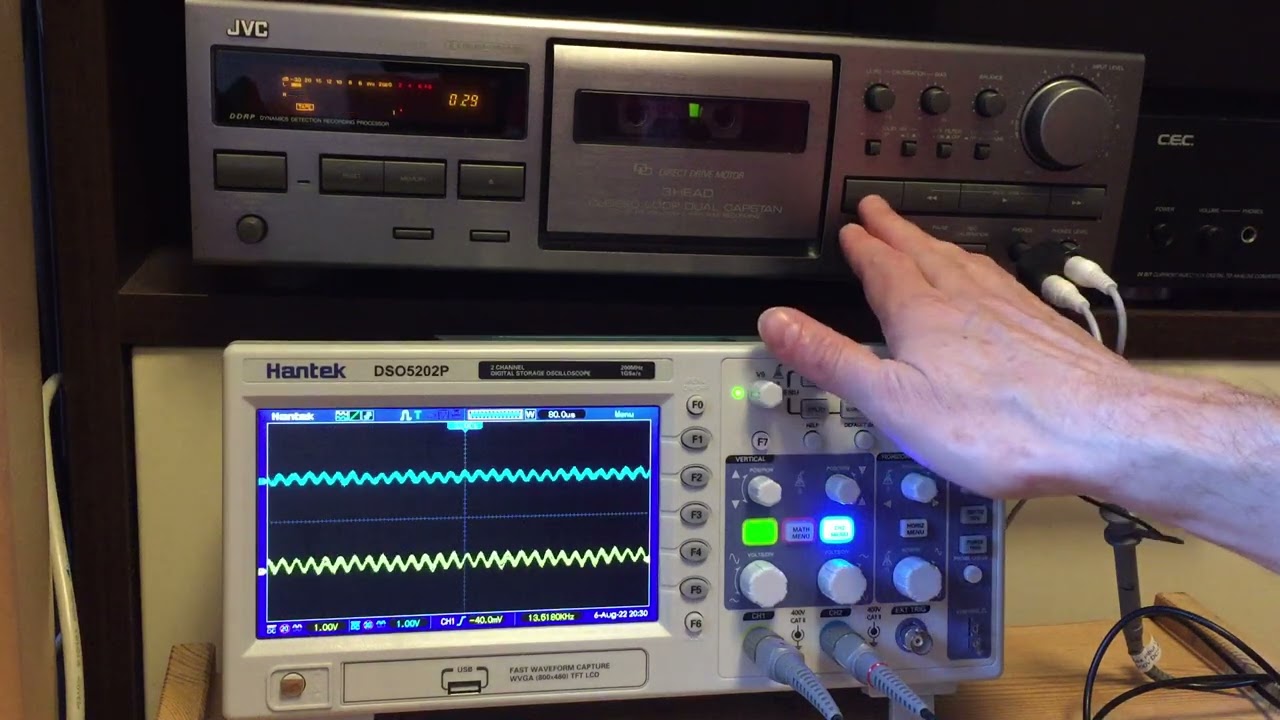 JVC td-v661  сквозной канал 18kHz