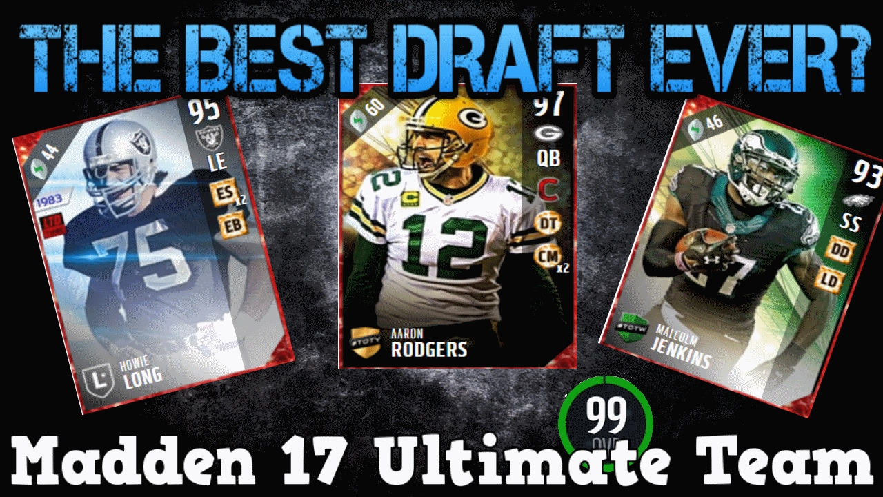 BEST MADDEN 17 DRAFT EVER SEEN? 87 OVERALL! MADDEN 17 DRAFT CHAMPIONS
