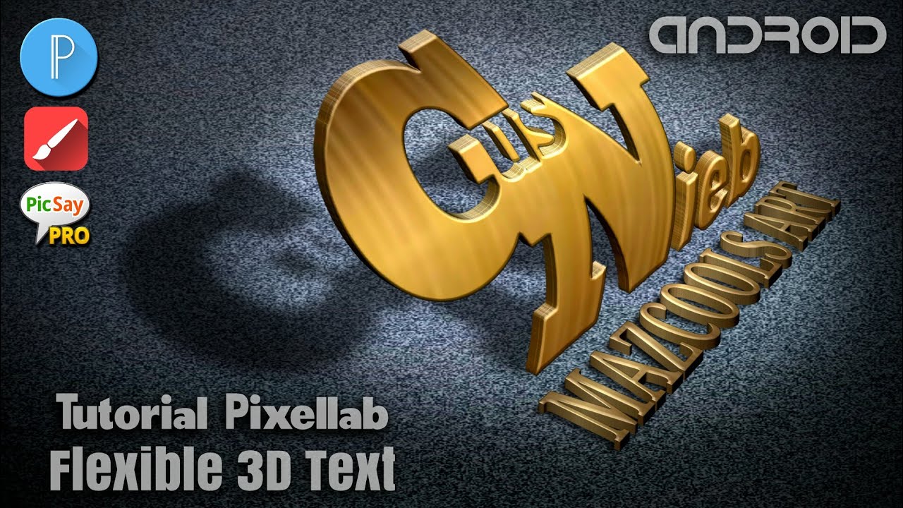 Tutorial Pixellab Flexibel 3D Text