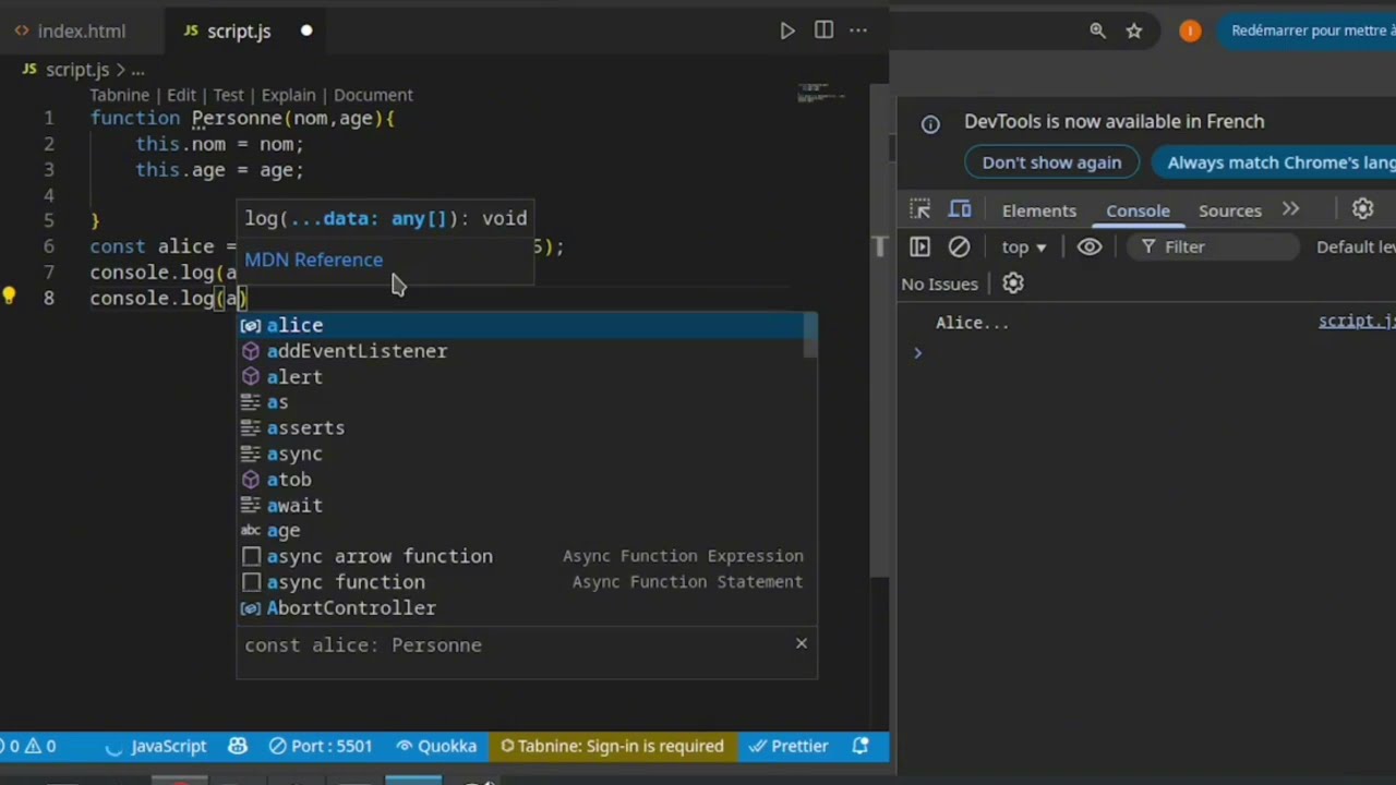 👉 JavaScript : Tout savoir sur les Fonctions Constructrices avec Exemples Pratiques Part1