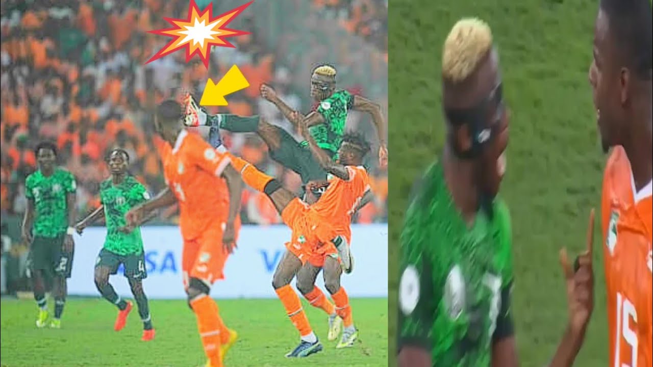Victor Osimhen VS Ivory Coast AFCON Final (11/02/2024) With Commentary