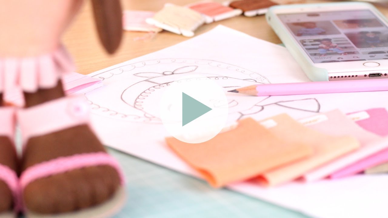 AULA Como desenhar sua pe&ccedil;a em FELTRO