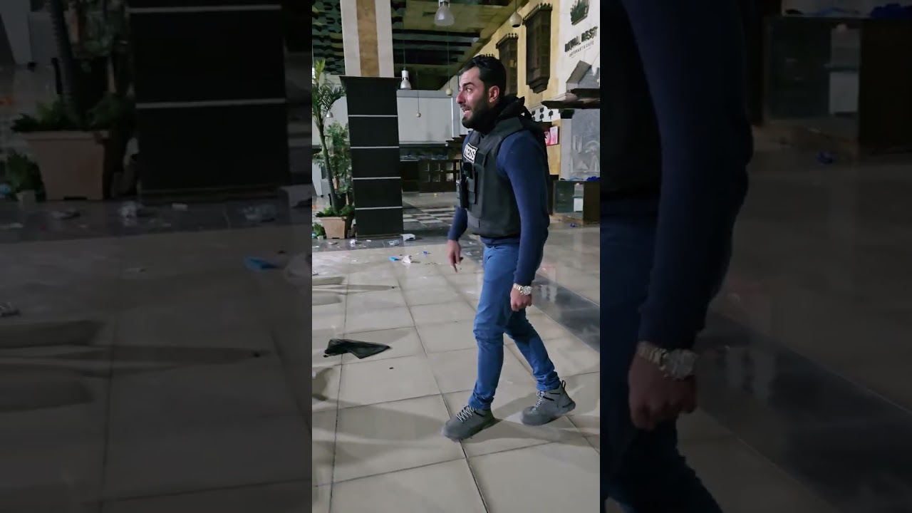 تأمين مطار حلب الدولي أثناء تحريره