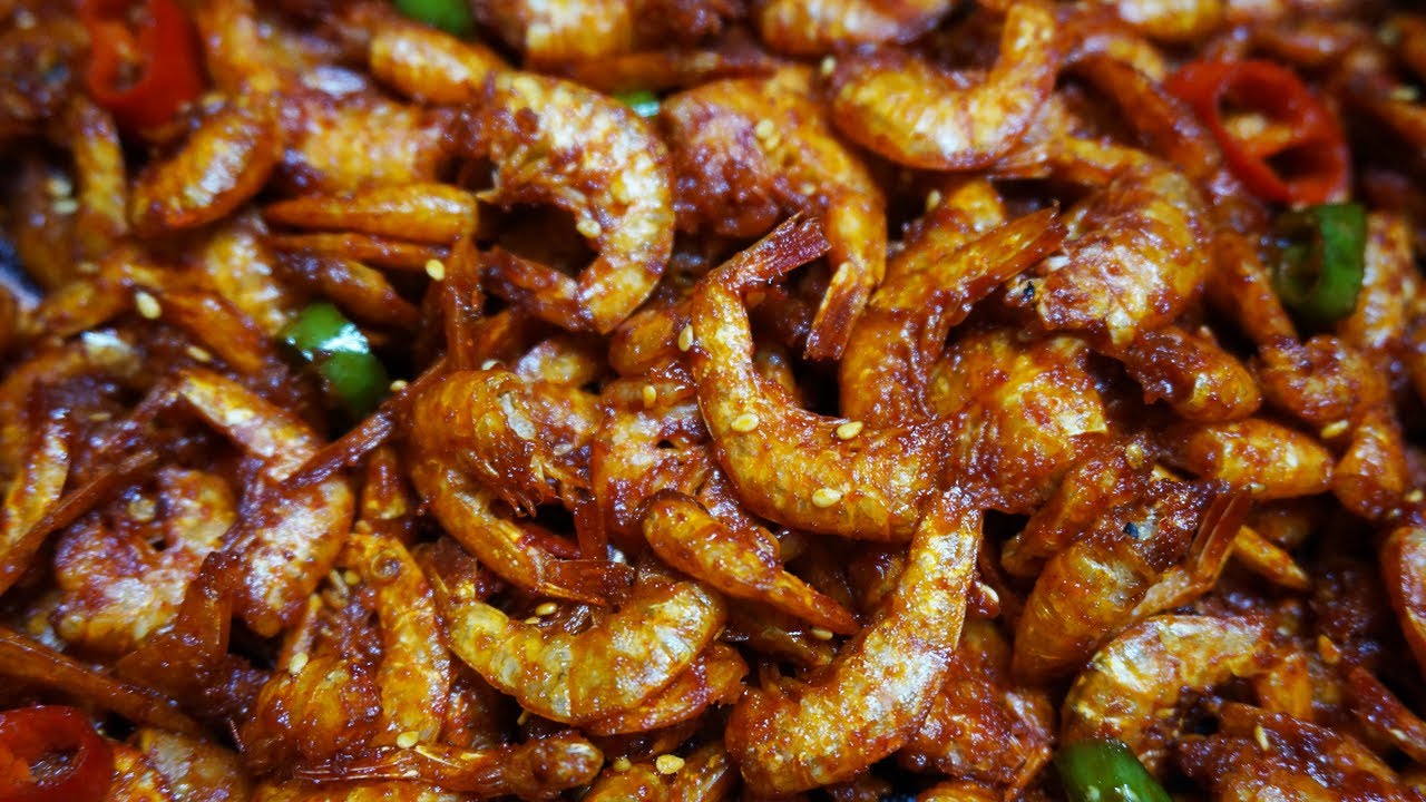 건새우볶음 맛있게하는법, 완벽한 양념장 비율로 달콤짭조름한 마른새우볶음 만들기