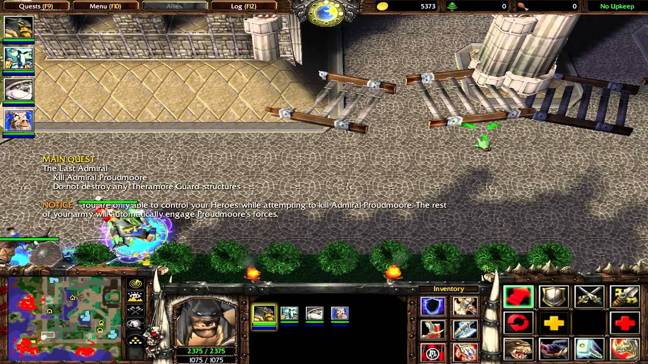 Warcraft 3 Frozen Throne Bonus Campaign The Founding of Durotar Chapter Three:A Blaze of Glory Hard