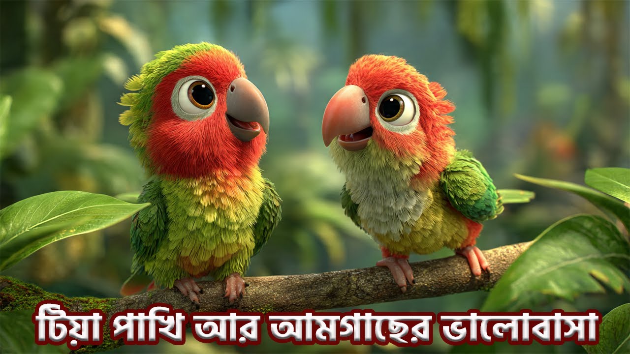 টিয়া পাখি আর আমগাছের ভালোবাসা 🌿মজার গল্প