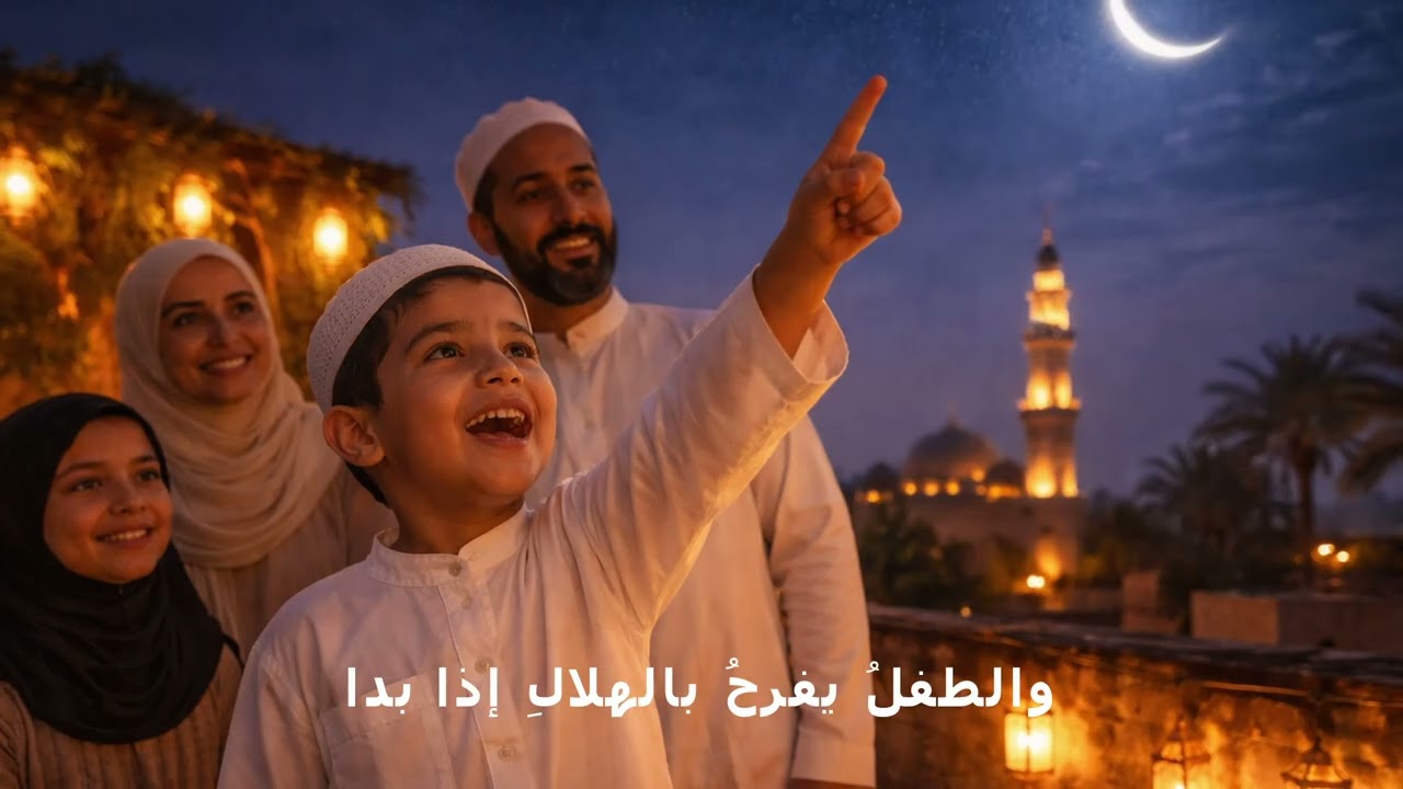 أهلاً بشهر الخير يا رمضان 🌙  Ramadan Nasheed for Kids & Family  Beautiful Islamic Poem