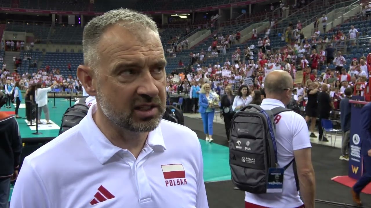 Trener Nikola Grbić po zwycięstwie reprezentacji Polski w XXI Memoriale Huberta Jerzego Wagnera