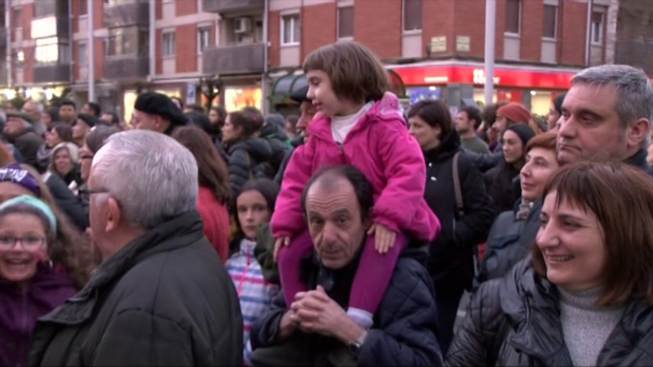 Así fue la manifestación del 8M en Pamplona