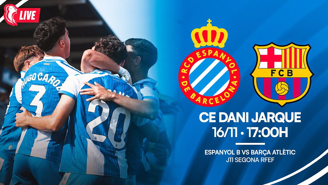🔴 LIVE | ⚽ Espanyol B 🆚 Bar&ccedil;a Atl&egrave;tic | J11 Segona RFEF